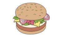 Sådan tegner man en burger