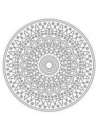 Juletræ mandala