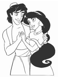 Aladdin og Jasmin