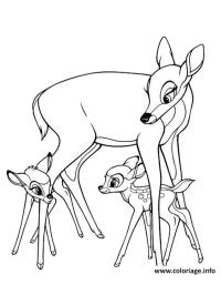 Bambi med sin mor og Feline