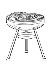 Kød på grillen