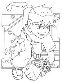 Ben Tennyson med sin Omnitrix