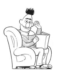Bert læser en bog