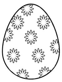 Påskeæg med blomster
