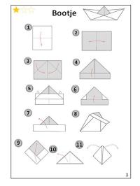 Fold en papirbåd