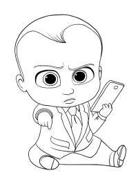 Boss Baby med telefon