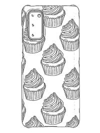 Cupcake smartphoneetui