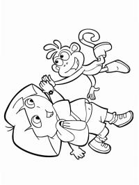 Dora og aben Boots leger