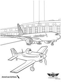 Dusty og American Airlines flyet
