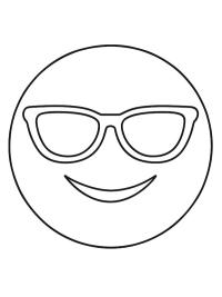 Emoji med solbriller