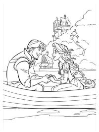 Flynn Rider og Rapunzel er forelskede