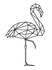 Geometrisk flamingo