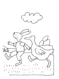 Hare og and