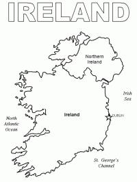 Kort over Irland