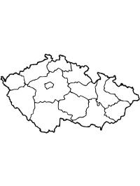 Kort over Tjekkiet