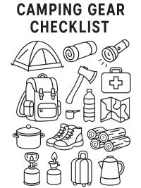 Camping checkliste