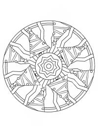 Juletræ mandala