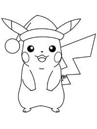 Pikachu med nissehue