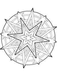 Julestjernemandala