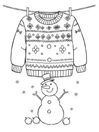 Julesweater og snemand
