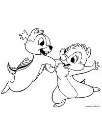 Chip og Chap danser