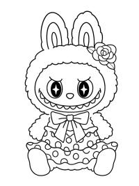 Labubu har kjole p&aring;