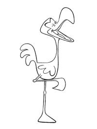 Grinende flamingo