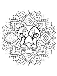Løvemandala