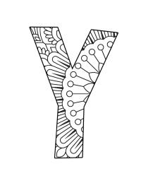 Bogstav Y mandala