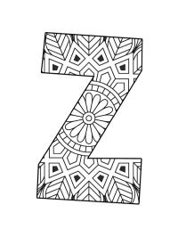 Bogstav Z mandala