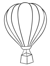 Enkel varmluftsballon