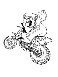 Mario på motorcyklen