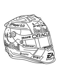 Max Verstappen hjelm