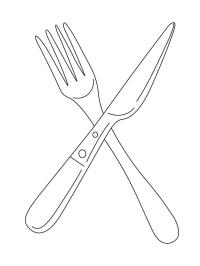 Kniv og gaffel