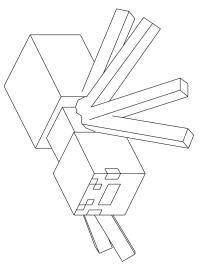 Minecraft edderkop