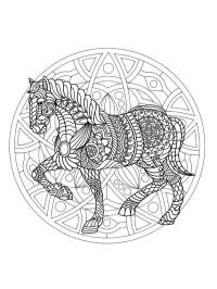 Heste-mandala