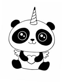 Panda enhjørning