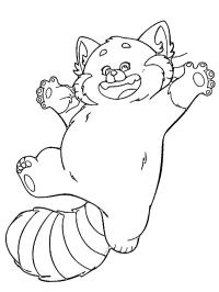 Rød Panda Mei Lee