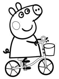 Gurli på cyklen