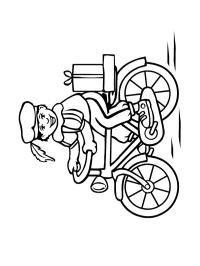 Piet på cyklen