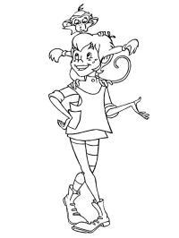 Pippi Langstrømpe og Aben Hr. Nilsson