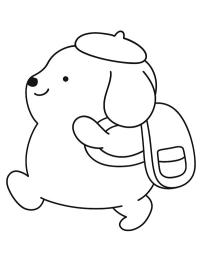 Pompompurin g&aring;r i skole