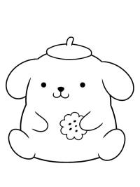 Pompompurin med cookie