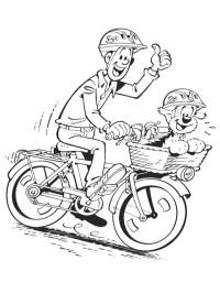 Samson og Gert på cyklen