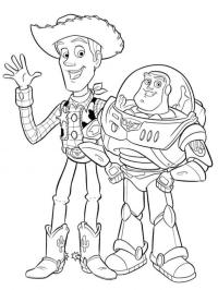 Sheriff Woody og Buzz Lightyear