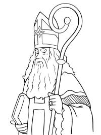 Sankt Nikolaus med stav