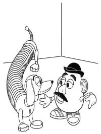 Slinky Dog og Mister Potato Head