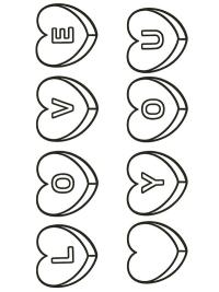 Slikhjerter med Love You