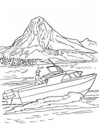 Speedboat på vandet