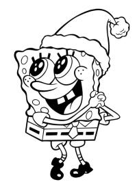 Svampebob med nissehue